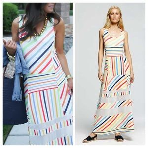 Peter Som striped maxi dress